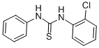 structure of CAS# 1932-36-1, N-(2-Chlorophenyl)-N'-Phenyl-Thiourea;1-(2-Chlorophenyl)-3-Phenyl-Thiourea;Sbb006315;Zinc00075500