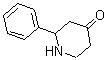 结构式 CAS# 193201-69-3, 2-苯基-4-哌啶酮