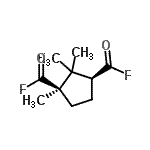 CAS 登录号：193280-15-8， (1R,3S)-1,2,2-三甲基-1,3-环戊烷二羰基二氟化物