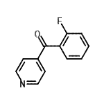 CAS#: 193359-51-2， (2-Fluorophenyl)(4-Pyridinyl)Methanone