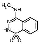CAS#: 193687-30-8， N-Methyl-2H-1,2,3-Benzothiadiazin-4-Amine 1,1-Dioxide