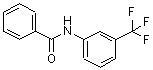 结构式 CAS# 1939-24-8, N-[3-(三氟甲基)苯基]苯甲酰胺