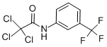 structure of CAS# 1939-29-3, 2,2,2-Trichloro-3'-Trifluoromethylacetanilide;2,2,2-Trichloro-N-[3-(Trifluoromethyl)Phenyl]Ethanamide;2,2,2-Trichloro-3'-(Trifluoromethyl)Acetanilide;3'-Trifluoromethyl-2,2,2-Trichloroacetanilide