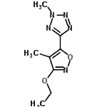 CAS#: 194286-86-7， 5-(3-Ethoxy-4-Methyl-1,2-Oxazol-5-Yl)-2-Methyl-2H-Tetrazole