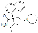 CAS#: 1944-72-5， alpha-Sec-Butyl-alpha-(1-Naphtyl)-1-Piperidinebutyramide