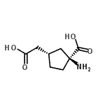 CAS#: 194785-80-3， (1S,3S)-1-Amino-3-(Carboxymethyl)Cyclopentanecarboxylic Acid