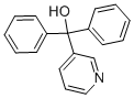 structure of CAS# 19490-91-6, Diphenyl-Pyridin-3-Yl-Methanol;Di(Phenyl)-(3-Pyridyl)Methanol;Di(Phenyl)-Pyridin-3-Yl-Methanol;Nsc170685