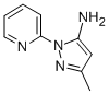 structure of CAS# 19541-96-9, 5-Methyl-2-Pyridin-2-Yl-2H-Pyrazol-3-Ylamine;5-Methyl-2-(2-Pyridyl)Pyrazol-3-Amine;5-Methyl-2-(2-Pyridyl)-3-Pyrazolamine;[5-Methyl-2-(2-Pyridyl)Pyrazol-3-Yl]Amine