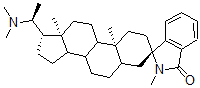 CAS#: 19587-41-8， (1R,20'S)-20'-Dimethylamino-2-Methylspiro[1H-Isoindole-1,3'-[5alpha]Pregnan]-3(2H)-One