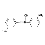 structure of CAS# 19618-06-5, 1-Methyl-3-[(3-methylphenyl)azoxy]benzene;Bis(3-methylphenyl)diazene 1-oxide;BIS(3-METHYLPHENYL)DIAZENE, 1-OXIDE;m,m'-Azoxytoluene