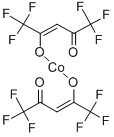 结构式 CAS# 19648-83-0, (T-4)-二(1,1,1,5,5,5-六氟-2,4-戊烷二酮)-钴