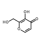 CAS 登录号：1968-51-0， 3-羟基-2-(羟基甲基)-4H-吡喃-4-酮