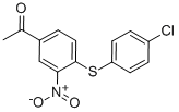 CAS#: 19688-55-2， 1-[4-[(4-Chlorophenyl)Thio]-3-Nitrophenyl]-Ethanone
