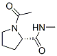 CAS#: 19701-85-0， (2S)-1-Acetyl-N-Methyl-2-Pyrrolidinecarboxamide