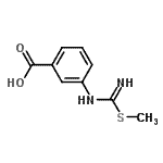 CAS#: 197792-82-8， 3-{[(Methylsulfanyl)carbonoimidoyl]amino}benzoic acid