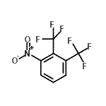 structure of CAS# 1978-06-9, 1-Nitro-2,3-Bis(Trifluoromethyl)Benzene;2,3-bis(trifluoromethyl)-1-nitrobenzene;2,3-Bis(trifluoromethyl)nitrobenzene;2,3-Bis(trifluoromethyl)nitrobenzene 98%