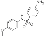 structure of CAS# 19837-74-2, 4-Amino-N-(4-Methoxyphenyl)-Benzenesulfonamide;Aronis022692;Benzenesulfonamide, 4-Amino-N-(4-Methoxyphenyl)-;N1-(4-Methoxyphenyl)Sulfanilamide