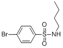 structure of CAS# 1984-28-7, 4-Bromo-N-Butyl-Benzenesulfonamide;4-Bromo-N-Butyl-Benzenesulfonamide;Benzenesulfonamide, P-Bromo-N-Butyl-;P-Bromo-N-Butylbenzenesulfonamide