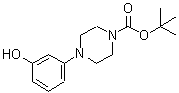 structure of CAS# 198627-86-0, 2-Methyl-2-Propanyl 4-(3-Hydroxyphenyl)-1-Piperazinecarboxylate;1-(3-Hydr<wbr>oxyphenyl<wbr>)piperazi<wbr>ne-4-carb<wbr>oxylic ac<wbr>id tert-b<wbr>utyl ester;1-(3-Hydr<wbr>oxyphenyl<wbr>)piperazi<wbr>ne-4-carb<wbr>oxylicaci<wbr>dtert-but<wbr>ylester;tert-butyl 4-(3-hydroxyphenyl)piperazine-1-carboxylate