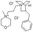 CAS#: 19869-65-9， 3-Benzyl-1-[3-(4-methyl-4-morpholin-4-iumyl)propyl]quinuclidin-1-ium dichloride