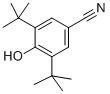 结构式 CAS# 1988-88-1, 3,5-二叔丁基-4-羟基-苯甲腈