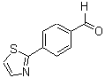 结构式 CAS# 198904-53-9, 4-(2-噻唑基)-苯甲醛