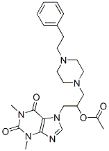CAS#: 19977-18-5， 7-[2-Acetoxy-3-(4-Phenethyl-1-Piperazinyl)Propyl]-1,3-Dimethyl-7H-Purine-2,6(1H,3H)-Dione