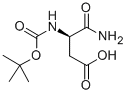 structure of CAS# 200282-47-9, (3R)-4-Amino-3-[[(1,1-Dimethylethoxy)Carbonyl]Amino]-4-Oxo-Butanoic Acid;N-ALPHA-T-BUTOXYCARBONYL-D-ASPARAGINE ALPHA-AMIDE;N-ALPHA-T-BUTOXYCARBONYL-D-ISOASPARAGINE;Boc-D-Isoasn-OH, Boc-D-Isoasparagine