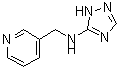 CAS 登录号：200431-98-7， N-(3-吡啶基甲基)-1H-1,2,4-三唑-5-胺