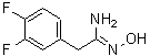 CAS#: 200504-48-9， 2-(3,4-Difluorophenyl)-N'-Hydroxyethanimidamide