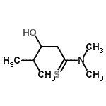 CAS#: 200562-76-1， 3-Hydroxy-N,N,4-Trimethylpentanethioamide