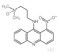 CAS#: 20064-00-0， 1-Nitro-9-(3-dimethylaminopropylamine)-acridine N-oxide dihydrochloride