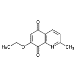 CAS#: 201048-63-7， 7-Ethoxy-2-Methyl-5,8-Quinolinedione