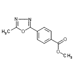 CAS#: 201050-72-8， Methyl 4-(5-Methyl-1,3,4-Oxadiazol-2-Yl)Benzoate
