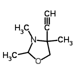 CAS#: 20116-14-7， 4-Ethynyl-2,3,4-Trimethyl-1,3-Oxazolidine
