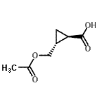 CAS#: 201337-81-7， (1R,2R)-2-(Acetoxymethyl)Cyclopropanecarboxylic Acid