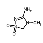 CAS#: 201363-05-5， 4-Methyl-4,5-Dihydro-1,2,4-Thiadiazol-3-Amine 1,1-Dioxide