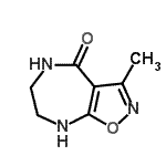 CAS#: 201487-90-3， 3-Methyl-5,6,7,8-Tetrahydro-4H-[1,2]Oxazolo[5,4-e][1,4]Diazepin-4-One