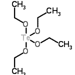 结构式 CAS# 2017-01-8, [(三乙氧基-lambda<sup>4</sup>-碲基)氧基]乙烷