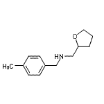 结构式 CAS# 202199-07-3, 1-(4-甲基苯基)-N-(四氢-2-呋喃基甲基)甲胺