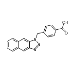 CAS#: 202582-08-9， 4-(1H-Naphtho[2,3-d][1,2,3]Triazol-1-Ylmethyl)Benzoic Acid
