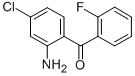 结构式 CAS# 203303-05-3, (2-氨基-4-氯苯基)(2-氟苯基)-甲酮