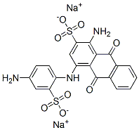 CAS#: 20349-48-8， Disodium 1-Amino-4-(4-Amino-2-Sulphonatoanilino)-9,10-Dihydro-9,10-Dioxoanthracene-2-Sulphonate