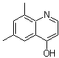 structure of CAS# 203626-58-8, 6,8-Dimethyl-4-Quinolinol;4-Hydroxy-6,8-dimethylquinoline;6,8-Dimethyl-4-hydroxyquinoline, 6,8-Dimethyl-4-quinolinol;6,8-Dimethyl-4-quinolinol