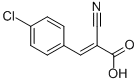 结构式 CAS# 20374-46-3, (E)-3-(4-氯苯基)-2-氰基丙烯酸