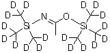 结构式 CAS# 203784-65-0, 三[(<sup>2</sup>H<sub>3</sub>)甲基]硅烷基 (1E)-N-{三[(<sup>2</sup>H<sub>3</sub>)甲基]硅烷基}乙亚氨酸酯