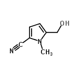 CAS#: 203792-35-2， 5-(Hydroxymethyl)-1-Methyl-1H-Pyrrole-2-Carbonitrile