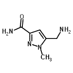 CAS#: 203792-53-4， 5-(Aminomethyl)-1-Methyl-1H-Pyrazole-3-Carboxamide