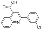 structure of CAS# 20389-10-0, 2-(3-Chlorophenyl)-4-Quinolinecarboxylicacid;2-(3-Chlorophenyl)-4-Quinolinecarboxylate;2-(3-Chlorophenyl)Cinchoninate;Zinc02756301