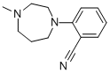 structure of CAS# 204078-93-3, 2-(Hexahydro-4-Methyl-1H-1,4-Diazepin-1-Yl)-Benzonitrile;2-(4-Methylperhydro-1,4-Diazepin-1-Yl)Benzonitrile;2-(4-Methylhomopiperazin-1-Yl)Benzonitrile 95%;2-(4-Methylhomopiperazin-1-Yl)Benzonitrile